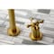 Kingston Brass Roman Tub Faucet, Brushed Brass, Wall Mount KS8027BX - alternate 5
